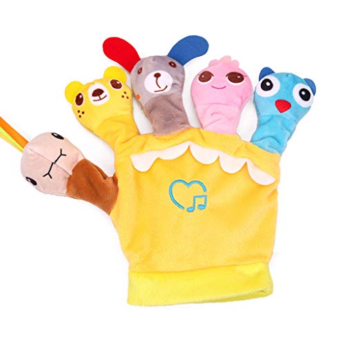 BHYDRY Finger Puppets For Children Cute Cartoon Animal Story Hand Puppets For Kids Baby Educational Gifts