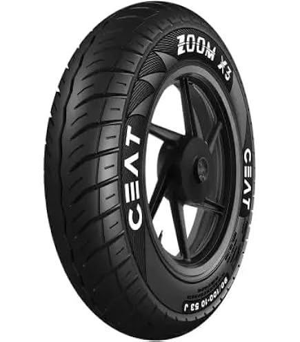 Ceat 110/80-17 Zoom X3 57P Tubeless | Rear Tyre with Add on Home