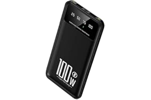 DBC Power Bank 22500 Mah Ultra Sottile & Leggero Con Torcia LED, Caricatore Portatile con Display, 3A PD USB C Ingressi&Uscite Model: 1260110 per iPhone Samsung Huawei Xiaomi