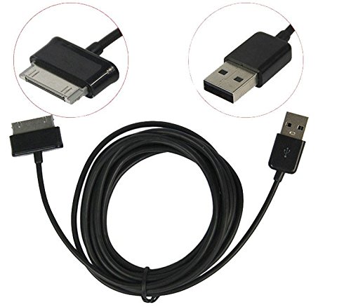 hensych 10 ft 3 m USB Pin auf 30 Pin Ladekabel/Datenkabel/Kabel für Samsung Galaxy Tab 2 7.0 17,8 cm P3113 Tab2 P5100 und Note 10.1 N8000 P7510 P1000 - 2