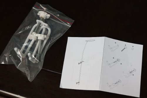 Belly and Boobs – Himmelstange für Baby Kinderbett in weiß ca. 1,50 m hoch - 4