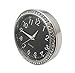 Price comparison product image Upgraded-version mini Quartz Car Clock Analog Analogue cockpit Uhr Auto CITIZEN movement onboard Dashboard time black dial with diamond+stainless steel backseat