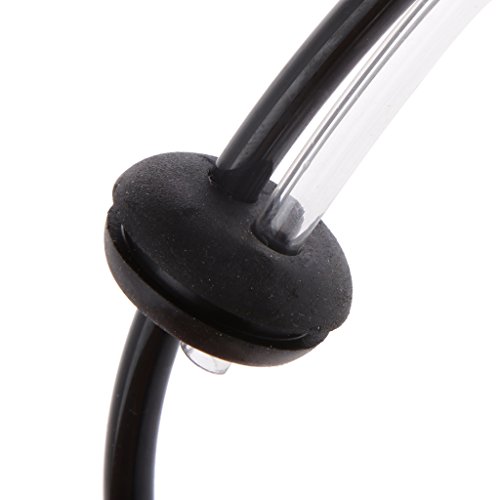 Gazechimp Universal Mäher Abbuschgerät Kraftstoffschlauch mit Filter Motorteil Motorsense Schwarz - 4
