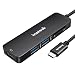 Produktbild Inateck USB-C Hub Aluminium USB 3.1 Gen1 Typ C Hub Adapter 4K HDMI Video Ausgang, SD/Micro SD Kartenleser, 2 USB 3.0 Ports für USB-C Geräte, Schwarz