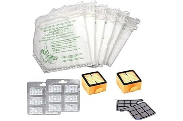 GE.RA SACCHETTI FOLLETTO VORWERK VK 135 136 KIT 12 SACCHI 12 PROFUMI 4  FILTRI F24 : Amazon.it: Casa e cucina