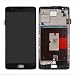 Produktbild oneplus A0001 A2003 A2001 A3000 A3003 A3010 A5000 E1001 E1000 Display im Komplettset LCD Ersatz Für Touchscreen Glas Reparatur (ONEPLUS Three 3T, Schwarz + Rahmen)