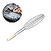 Produktbild su-luoyu Fischbräter grillwender grillkorb Fisch Grill Fischhalter Edelstahl Grillgitter Gemüsekorb Burger Grillwender, mit Abziehbarem Holzgriff, Barbecue Net Clip Zubehör