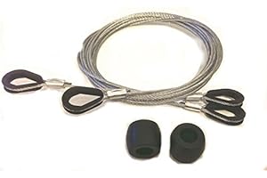 Garador Canopy Garage Door Repair Kit Includes Cables/Nylon Guide Rollers by Garador