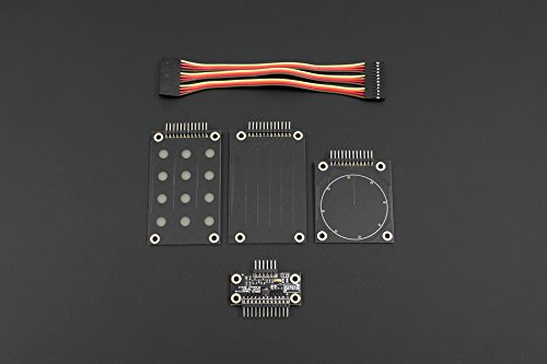 In ZIYUN,Capacitive Touch Kit For Arduino,Equipped with three touch sensors(ipod styple wheel touch, keypad touch which supports backlit,grid touch pad which can recoginze something unique)