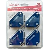 Wonder Manyetik Kaynak Tutucu, 4'l&uuml; Set, 4,53 Kg
