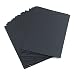 Produktbild miteux Scrapbooking Papier Schwarze Seiten Nachfüllseiten 21.3 x 15cm 20 Blättern für Scrapbook Fotoalbum (Schwarz Seiten)