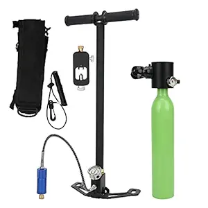 Underwater Breathing Kit, Beautiful Stylish Safe Portable Diving Oxygen Tank Practical for Women for Underwater Breathing Supplies for Diving for Men(Green)