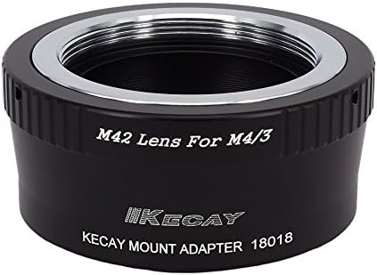 KECAY Mount Adapter for M42 Screw Mount Lens to Micro 4/3 Four Thirds System Camera Olympus P3 P5 PL1 PL1s PL2 PL3 PL5 PL6 PM1 PM2 OMD EM5 EM1 Panasonic GH2 GH3 GX7 G10 G3 G5 G6 GF1 GF2 GF3 GF5 GF6