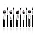 Savisto Professional 10 pc Kabuki Makeup Brush Set - Premium Cosmetic Make Up Brushes