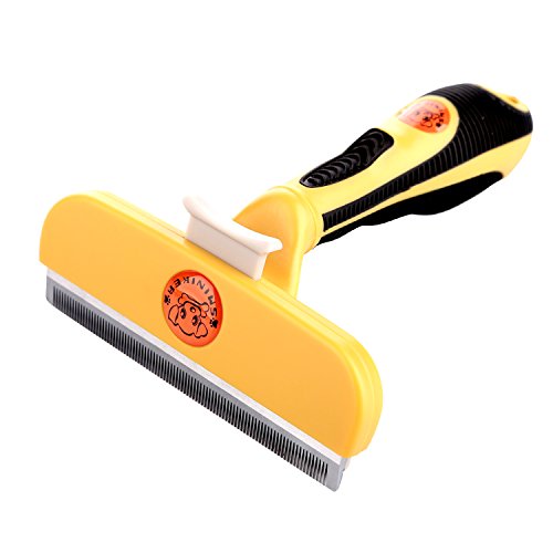 Sminiker-Dog-and-Cat-Deshedding-Tool-with-4-inch-Edges-Pet-Grooming-Tools-with-Release-Button-Shedding-Long-and-Short-Hair-for-Small-Middle-Large-Cat-and-Dog