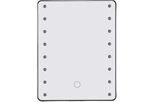 Wehouseware® Espejo de Maquillaje con 16 Leds. Iluminado Pantalla Táctil
