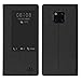 Produktbild Simicoo Mate 20 Leder Tasche Flip Handyhülle Case Standfunktion Kartenfach Magnetverschluß Card Holder TPU View Sichtfenster Sleep Wake up Wallet Schutzhülle für Mate 20 (Black)