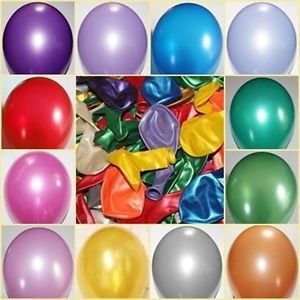 50 metallic Luftballons (Farbe wählbar) - 2
