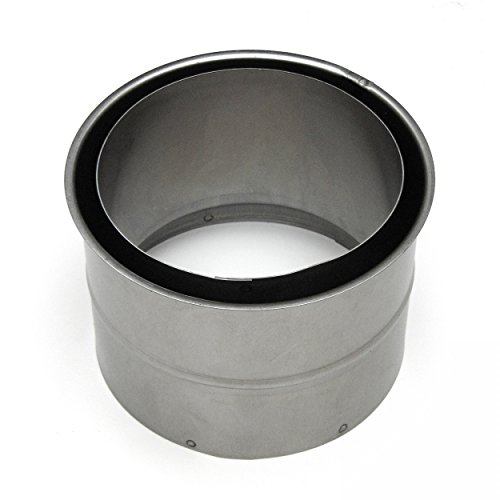 raik SH054-150-sw Rauchrohr / Ofenrohr 150mm – Rauchrohrset Rund schwarz - 4