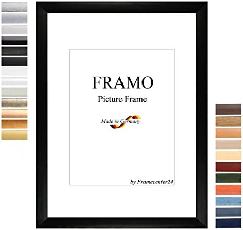 FRAMO 35mm custom dimensioned 31 x 92 cm frame, color: Oak rustic, Handmade MDF frame with break resistant anti-reflex artificial glass pane and sturdy MDF backing; frame width: 35 mm, outside dimensions: 36,8 cm x 97,8 cm