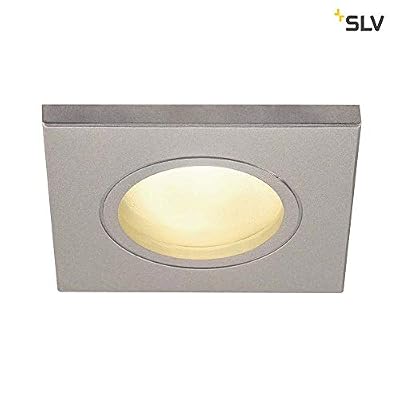 SLV Dolix Out SLV 1001171 Spot encastrable carré Gris argenté 230 V IP65