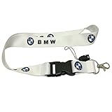 Cantidad: 1 unidad. 1pcs blanco color EE. UU. Barco nuevo de liberación rápida correa para el cuello Lanyard Llavero llavero Coche llaves llaves de casa diseño de tarjeta de ID insignias para BMW