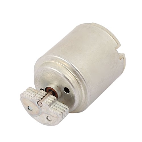 sourcingmap DC3-6V 6500RPM 2 Terminals High Torque Cylinder Micro DC Vibration Motor