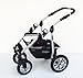 2 in 1 Travel System All in One Set CORAL - incl. Pram and Sport Buggy - 3. Black-Red