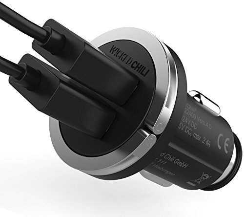 Wicked Chili Turbo-ID 2400mA/12W Zweifach USB KFZ-Ladegerät für Sony, HTC, Huawei, LG, Motorola, Wiko Handy und Tablet (2.4 A Multi Port, V4.0) - 5