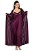 Yogalz Women Satin Dark Purple Nighty with Robe Nightwear Set Robe Gown RS.445.00