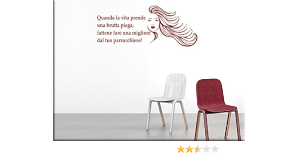 Arredi Murali Adesivi Murali Frase Divertente Parrucchiere Decorazioni Wall Stickers Amazon It Handmade