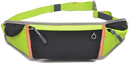 Personal Waterproof Nylon Running Ultra-light Sports Fitness Headphone Jack Waist Packs Bag,Black