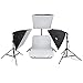 Produktbild LIFE of PHOTO Aufnahmetisch-Set AT-4040-3, mit Softboxen 40x40 cm & 3x105 W
