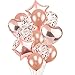 Produktbild Vovotrade 12 '' Stück Perle Latex Luftballons 14x / Set Rosa Gold Konfetti Ballons für für Hochzeit, Graduierung, Baby Shower Geburtstag Party Dekoration Party Luftballons (C)