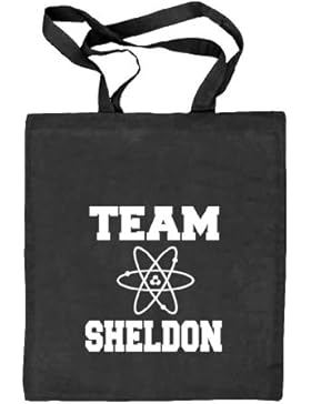 Shirtstreet24, TEAM SHELDON, Stoffbeutel Jute Tasche (ONE SIZE)
