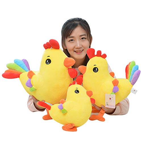 Preisvergleich Produktbild LAIBAERDAN Maskottchen-Mehrfarbiges Kükenplüschspielzeugkissen-Puppe des Neuen Jahres Geschenkpuppe, Zum Der Mädchen Zu Senden