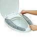 Produktbild 2pcs Plush Toilettensitzkissen, Klebegröße groß, warm und komfortabel 37.5cm*6.5cm*9.5cm