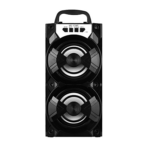 Givekoiu 2019 Newly Portable Speakers Wireless Bluetooth Waterproof 20W For Iphone Pc Desktop Modern,Outdoor Portable Wireless Bluetooth Speaker Stereo Super Bass w/USB/TF/FM Radio