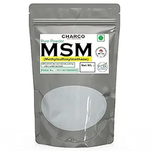 CHARCO - Skin To Internal Health MSM (Methylsulfonylmethane) Powder (100 gm) | Improves flexibility, Detoxifies the body, Strengthens hair and nails, Accelerates energy