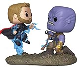 Thor vs Thanos Funko 35799 Pop! Bobble - Paquete de 2 Piezas: Marvel: Movie Moments: Thor vs Thanos, Multi