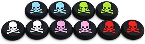 LilysWorld - Analog Controller Cap Cover Thumb Stick Grip for Sony PS4 PS3 XBOX One 360 Controller Skull (5 Colour)