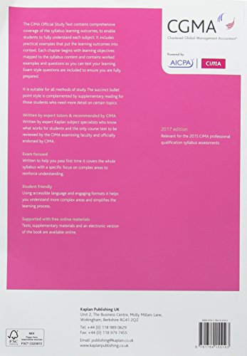 CIMA P1 Management Accounting - Study Text - Image 3