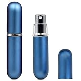 SODIAL(R) Easy fill Refillable Travel Perfume ATOMIZER Pump Spray Bottle/Travel/Handbag - Blue