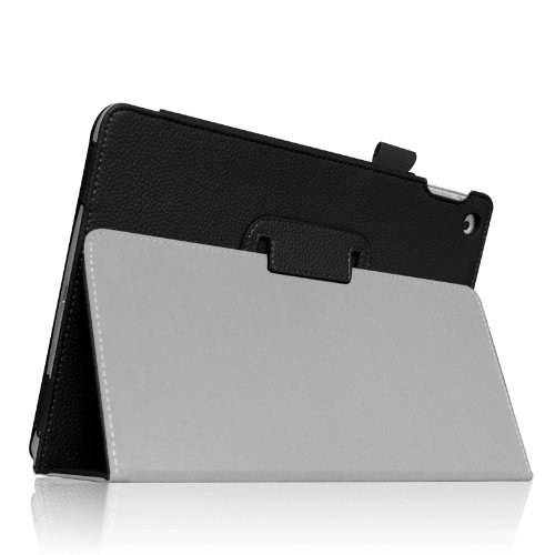 Fintie iPad 9.7 Zoll 2017 / iPad Air Hülle – Folio Slim Fit Kunstleder Schutzhülle Smart Cover Bookstyle Case Etui mit Auto Schlaf / Wach Funktion für Apple All-Neu iPad 9.7 Zoll 2017 / iPad Air (2013 Modell), Schwarz - 7