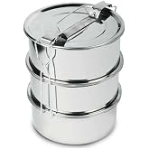 Sefer Tası 3 L&uuml; Paslanmaz &Ccedil;elik 2-3 Kişilik 15x6 Cm 2 No