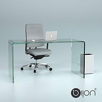 Glasplatte Für Schreibtisch – Sicherheitsglas 8 Mm, 77,5 X 205 Cm, Mit Kabeldurchführung