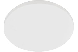 ‎EGLO EGLO Deckenlampe Pogliola, Ø 31 cm, LED Deckenleuchte, Wohnzimmerlampe aus Stahl und Kunststoff, Lampe weiß, Kinderzimmerlampe, Küchenlampe, Bürolampe, Flurlampe Decke