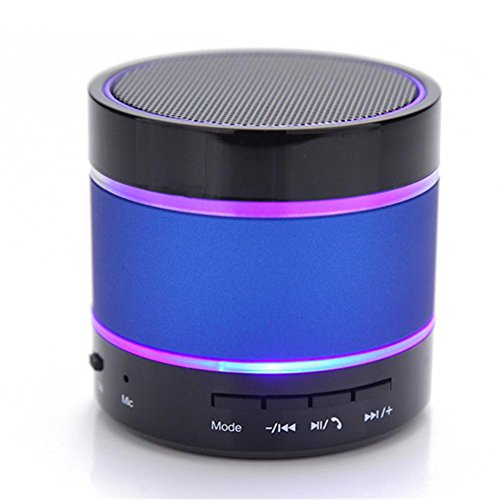 Mini Wireless Bluetooth Lautsprecher Subwoofer Hände Freie Unterstützung TF Karte LED Lautsprecher Bluetooth Audio Receiver , blue reviews Mini Wireless Bluetooth Lautsprecher Subwoofer Hände Freie Unterstützung TF Karte LED Lautsprecher Bluetooth Audio Receiver , blue