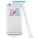 Produktbild iPhone 6S Plus / 6 Plus Hülle (5,5 Zoll), ESR® Mania Series Transparent Weiche Silikon Schutzhülle TPU Bumper Case für iPhone 6/6S Plus (Muschi Katzen)