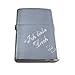 Produktbild Zippo : Original Brush Chrom Zippo: Klassisches Sturmfeuerzeug mit SOFORTGRAVUR + VORSCHAU: Ich liebe Dich auf der Vorderseite + auf der Rückseite: Vorname oder Datum